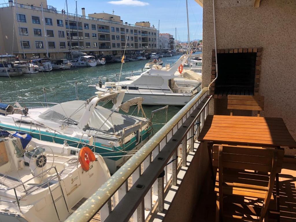 Port Ambar - Apartamento En La Marina De Empuriabrava - Balcon Con Vistas Al Canal - Playa - Wifi Exteriör bild