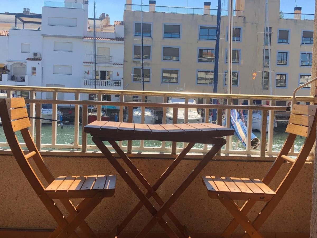 Port Ambar - Apartamento En La Marina De Empuriabrava - Balcon Con Vistas Al Canal - Playa - Wifi Exteriör bild